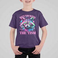 Funny Autism Awareness Racoon T Shirt For Kid Rizz Em With The Tism Meme Autistic