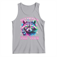 Funny Autism Awareness Racoon Tank Top Rizz Em With The Tism Meme Autistic