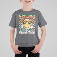 Funny Spring Break Crew T Shirt For Kid Spring Vacation Beach Family Matching