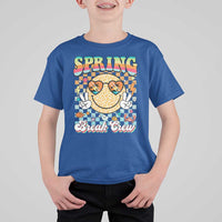 Funny Spring Break Crew T Shirt For Kid Spring Vacation Beach Family Matching