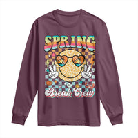 Funny Spring Break Crew Long Sleeve Shirt Spring Vacation Beach Family Matching