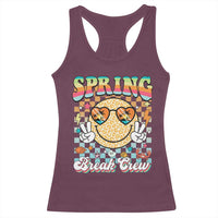 Funny Spring Break Crew Racerback Tank Top Spring Vacation Beach Family Matching