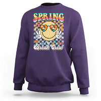 Funny Spring Break Crew Sweatshirt Spring Vacation Beach Family Matching