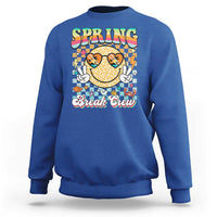 Funny Spring Break Crew Sweatshirt Spring Vacation Beach Family Matching