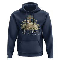 He Is Risen Hoodie Christian Religious Easter Day Bible Verse Sheep
