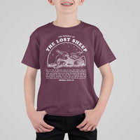 The Parable Of The Lost Sheep T Shirt For Kid Christian Bible Verse