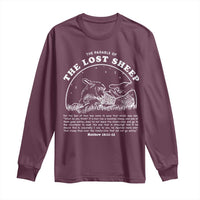 The Parable Of The Lost Sheep Long Sleeve Shirt Christian Bible Verse