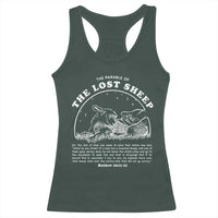 The Parable Of The Lost Sheep Racerback Tank Top Christian Bible Verse