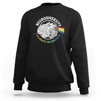 Neurodiversity Celebrate The Spectrum Sweatshirt Brain Autism Awareness ASD ADHD