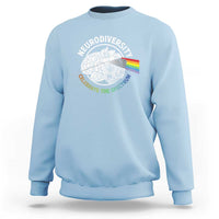 Neurodiversity Celebrate The Spectrum Sweatshirt Brain Autism Awareness ASD ADHD