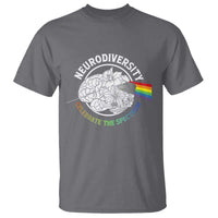 Neurodiversity Celebrate The Spectrum T Shirt Brain Autism Awareness ASD ADHD