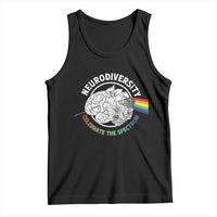 Neurodiversity Celebrate The Spectrum Tank Top Brain Autism Awareness ASD ADHD