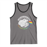 Neurodiversity Celebrate The Spectrum Tank Top Brain Autism Awareness ASD ADHD