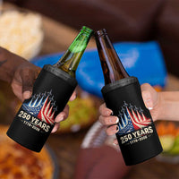 250 Years American 1776 2026 4 in 1 Can Cooler Tumbler USA 250th Anniversary 4th of July US Flag Jets