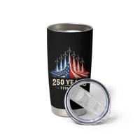 250 Years American 1776 2026 Tumbler Cup USA 250th Anniversary 4th of July US Flag Jets