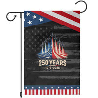 250 Years American 1776 2026 Garden Flag USA 250th Anniversary 4th of July US Flag Jets