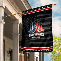 250 Years American 1776 2026 Garden Flag USA 250th Anniversary 4th of July US Flag Jets