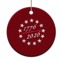 250 Years America Anniversary Ceramic Ornament 13 Stars 1776 2026 250th Independence Day