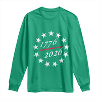 250 Years America Anniversary Long Sleeve Shirt 13 Stars 1776 2026 250th Independence Day