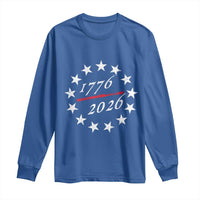 250 Years America Anniversary Long Sleeve Shirt 13 Stars 1776 2026 250th Independence Day