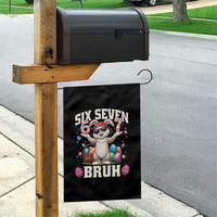 Funny Easter Day Six Seven Bruh Garden Flag 67 Bunny Easter Eggs