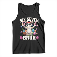 Funny Easter Day Six Seven Bruh Tank Top 67 Bunny Easter Eggs