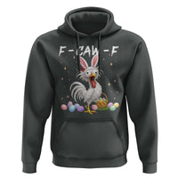 Funny Easter Day F Caw F Chicken Bunny Rooster Meme Hoodie