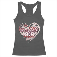 Baseball Mom Racerback Tank Top Baseball Mama Life Game Day Vintage Heart