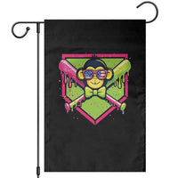 Party Monkey Baseball Drip Funny Animals Lover Garden Flag