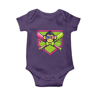 Party Monkey Baseball Drip Funny Animals Lover Baby Onesie