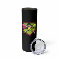 Party Monkey Baseball Drip Funny Animals Lover Skinny Tumbler