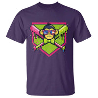 Party Monkey Baseball Drip Funny Animals Lover T Shirt