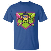 Party Monkey Baseball Drip Funny Animals Lover T Shirt