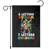 Funny 67 Autism Awareness Garden Flag 6 Letters Autism 7 Letters Awesome Dabbing Puzzle