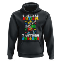 Funny 67 Autism Awareness Hoodie 6 Letters Autism 7 Letters Awesome Dabbing Puzzle