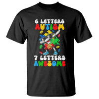 Funny 67 Autism Awareness T Shirt 6 Letters Autism 7 Letters Awesome Dabbing Puzzle