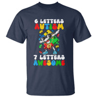 Funny 67 Autism Awareness T Shirt 6 Letters Autism 7 Letters Awesome Dabbing Puzzle