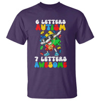 Funny 67 Autism Awareness T Shirt 6 Letters Autism 7 Letters Awesome Dabbing Puzzle