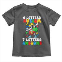 Funny 67 Autism Awareness Toddler T Shirt 6 Letters Autism 7 Letters Awesome Dabbing Puzzle
