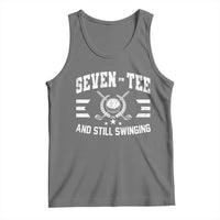 70th Birthday Golf Tank Top Funny Seven Tee And Still Swinging 70 Years Old