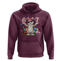 Funny Easter Day Six Seven 67 Bunny Boys Kids Hoodie