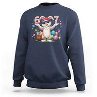 Funny Easter Day Six Seven 67 Bunny Boys Kids Sweatshirt