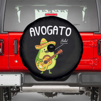 Funny Avocado Cat Avogato Spare Tire Cover Cinco De Mayo Mexican