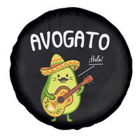 Funny Avocado Cat Avogato Spare Tire Cover Cinco De Mayo Mexican