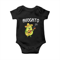 Funny Avocado Cat Avogato Baby Onesie Cinco De Mayo Mexican