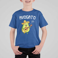 Funny Avocado Cat Avogato T Shirt For Kid Cinco De Mayo Mexican