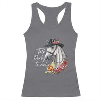 Funny Horse Lover Talk Derby To Me Racerback Tank Top