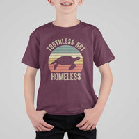 Funny Toothless Not Homeless T Shirt For Kid Vintage Turtle