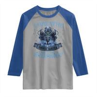 Scuba Diving Raglan Shirt I Breathe Underwater What's Your Superpower Skull - Wonder Print Shop