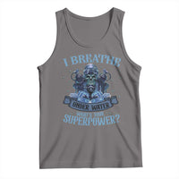 Scuba Diving Tank Top I Breathe Underwater What's Your Superpower Skull - Wonder Print Shop